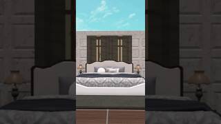 Cute vintage bedroom build with the new update items #bloxburg #roblox