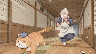 Anime Angry Granny VS Naughty Cat Simulator Game 2026