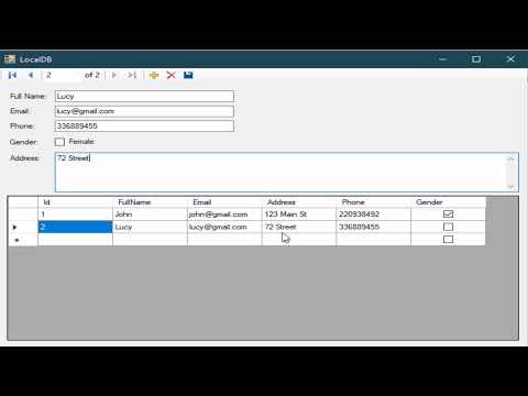 C# Tutorial - How to Connect and Use Local Database in Visual Studio 2019 | FoxLearn