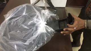 mesh back office chair assembly