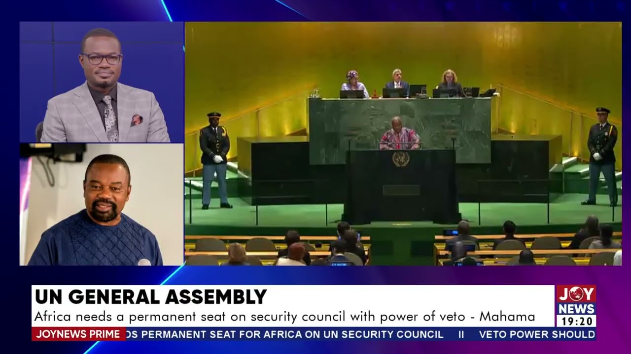 UN General Assembly: Africa needs a permanent seat on the Security Council with veto - Mahama