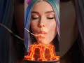 Ai Influencer Eats Lava #shorts