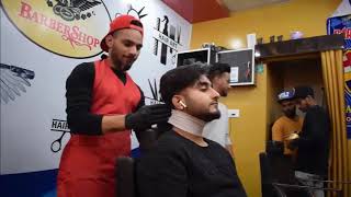 Khan Saab New Hairstyle at Singhapuriya hair salon