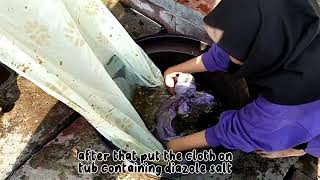 Pembuatan Batik Sapu Lidi kelompok 3 Kelas Xi3 Bhs Inggris