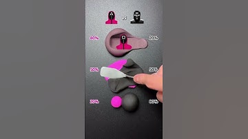 Squid Game Blackpink Soldier vs Front Man Guess the mixed color #satisfying #squidgame2 #sharkzhan