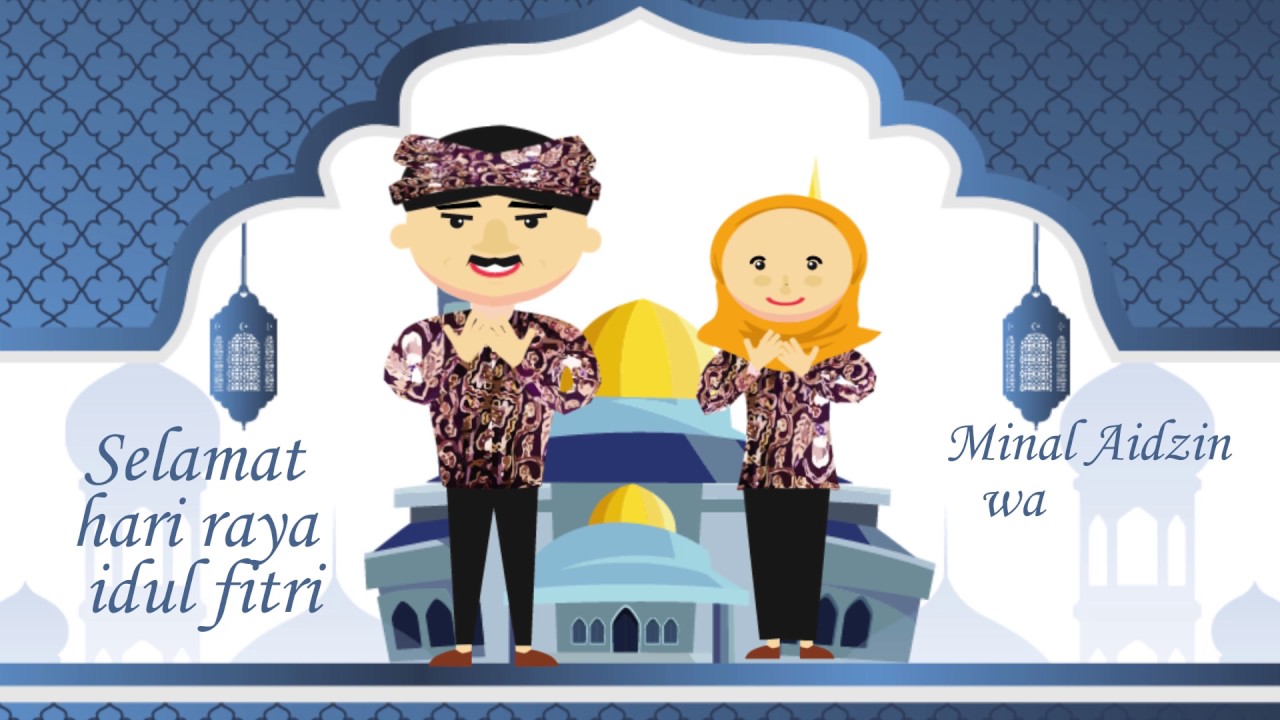 Video Motion Grafis Ucapan Hari Raya Idul Fitri 1438 H