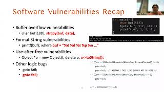 CS 370 Intro to Security Lecture 13: Software Attacks
