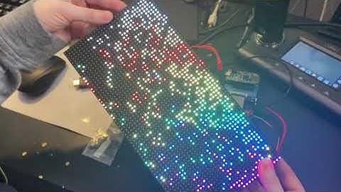 Pixel Dust on RGB Matrix displays