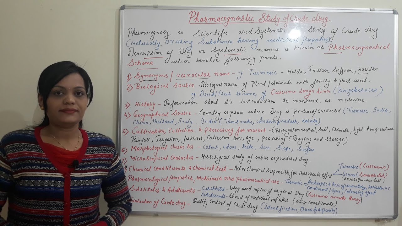 Class (02) = Pharmacognostic Study of Crude Drug | Systematic Study of Crude Drug | Crude Drug