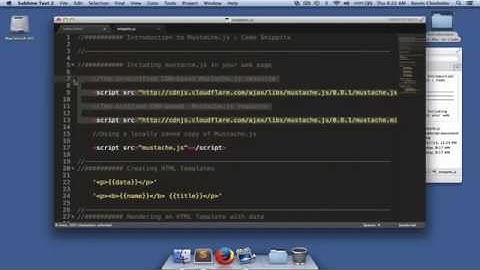 Getting started with Mustache.js