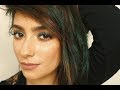 Teal eyeshadow tutorial inspired by my hair  sumeira sufiya