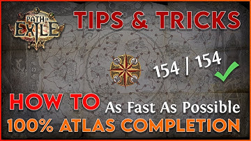 How to get 100% Full Atlas Completion As Fast As Possible - Tips & Tricks / Guide for Path of Exile!