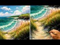 Beautiful Landscape Painting EP04 | Step By Step Painting Tutorial | How to Paint Landscape