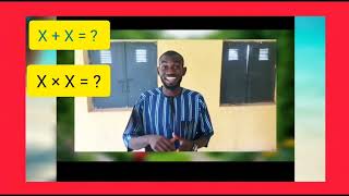 x + x simplifies to 2x, and x × x simplifies to x². "Unlocking the basics of algebra! ✨ Remember, 