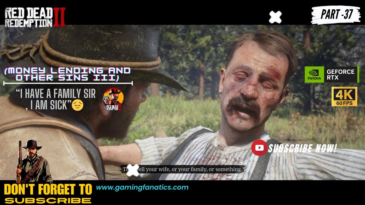 💰 Money Lending and Other Sins III – Arthur’s Debt Collection | RDR2 ...