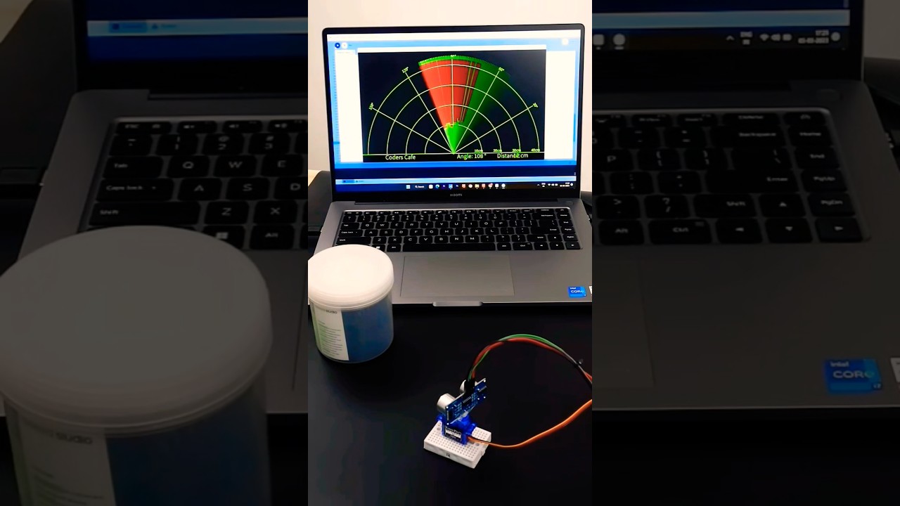 DIY Radar With Ultrasonic Sensor And Chat-GPT Generated Arduino Code | Coders Cafe