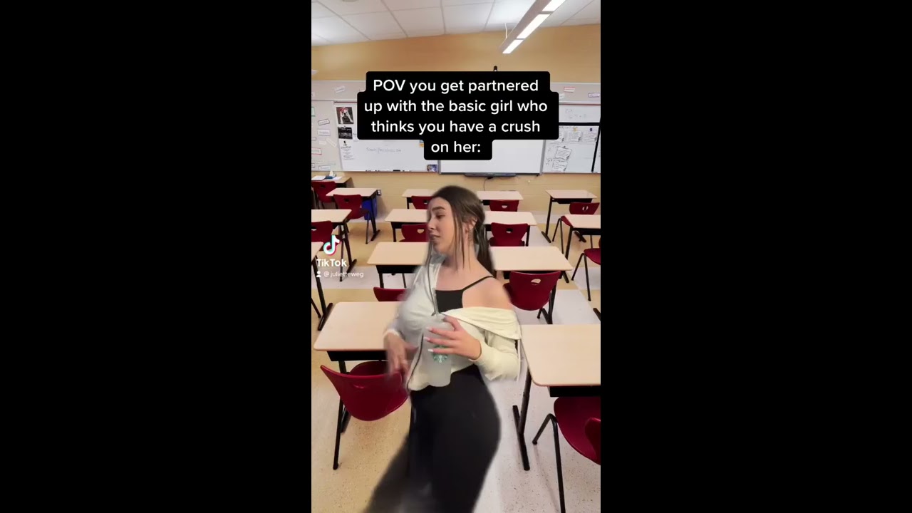 POV You Get Partnered Up With The Basic Girl Who Thinks Have A Crush On Her 