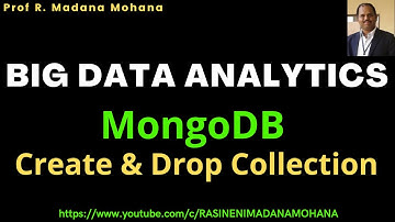 BIG DATA ANALYTICS: MongoDB - Create and Drop Collection