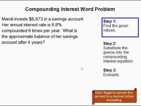 Printables Compound Interest Word Problems Worksheet vote no on solving compound interest probl how to solve a compounding word problem