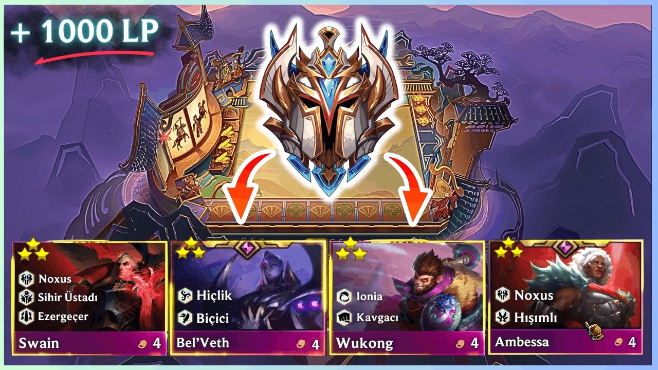 2 MAÇTA NA SERVERINDA CHALLENGER +1000 LP NASIL OLUNUR? | SET 16 | OVERRATED TFT