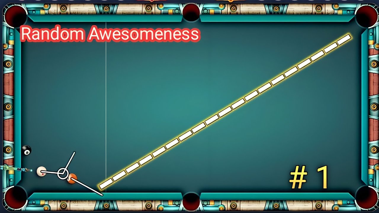 8 Ball Pool - Random Awesomeness bankshot ,Trickshots, indirect Episode 1 | Huzefa8bp
