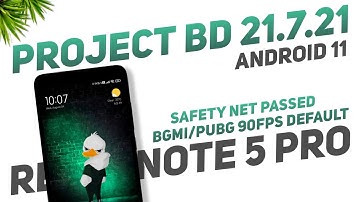 MIUI 12.6 Project BD 21.7.21 For Redmi Note 5 Pro | Android 11 | Safety Net Passed, 90Fps Unlocked