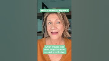 Probate Litigation: When Families Disagree #probate #probateprocess #probateattorney #estate #heir