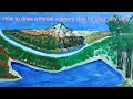 How to draw a FOREST scenery Step by step very easy/painting ideas/art video/