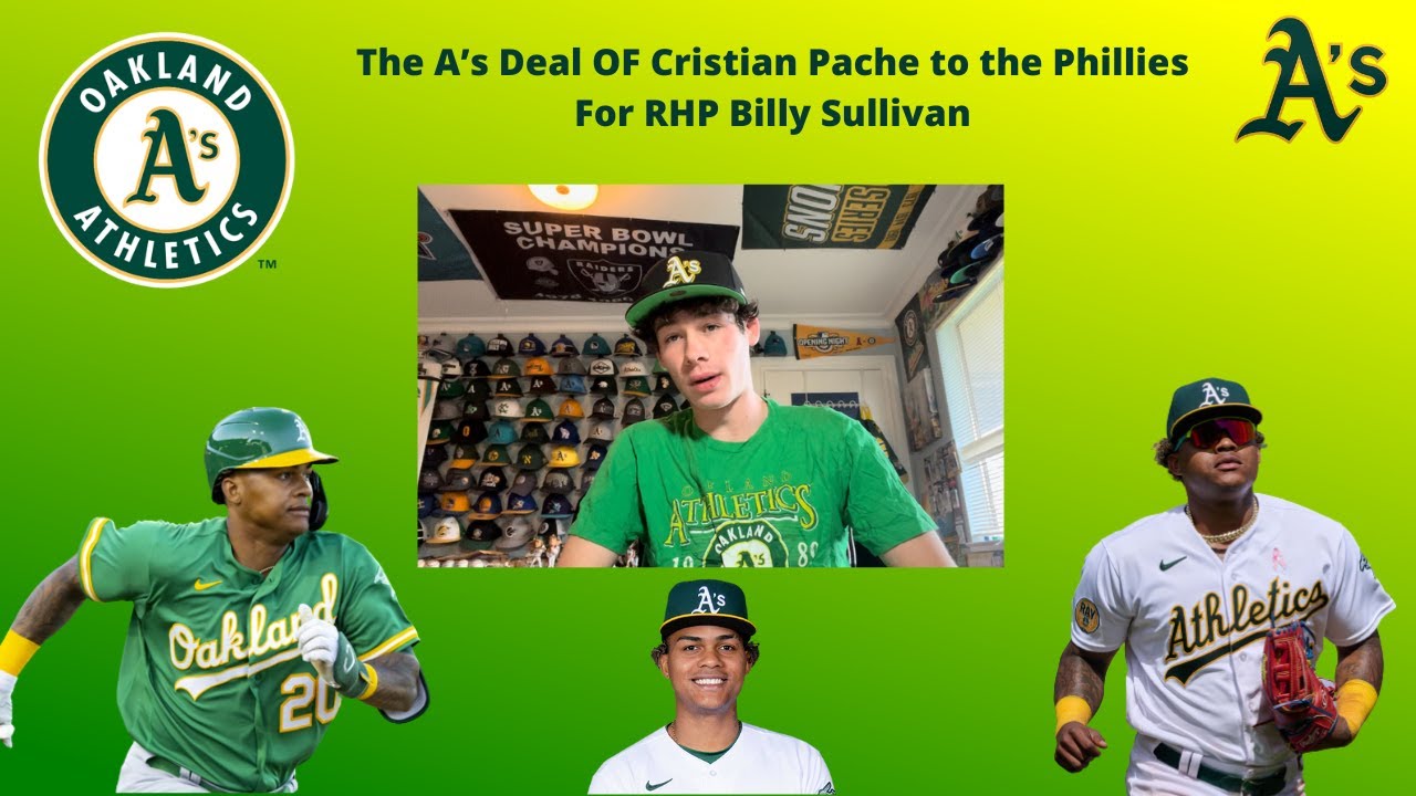 The A's Deal OF Cristian Pache to the Phillies For RHP Billy Sullivan 