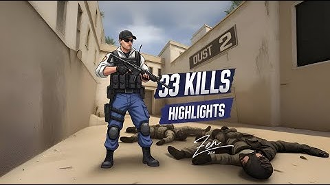 CS2 - 33 Kills Faceit Match Highlight #1
