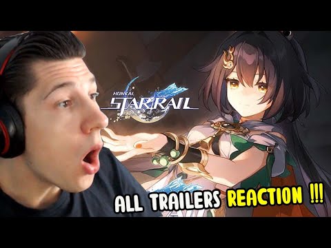 Reacting to ALL Yunlin trailers in Honkai Star Rail !