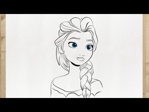 Vidéo: Comment Dessiner La Reine Des Neiges Elsa