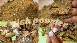 How to Make Homemade Fish Powder | Easy & Nutritious Fish Seasoning