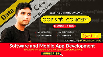 Basic Concepts of Object Oriented Programming | C++ Tutorial for Beginners in hindi | Sampat Liler
