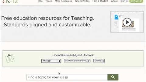 CK-12 Tutorial: How To Find Standards Aligned Content