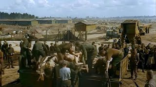 Bergen-Belsen Concentration Camp Footage From Liberation Colorized & Restored
