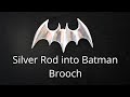 Making Pure Silver Batman Brooch - Gold Smith Jack