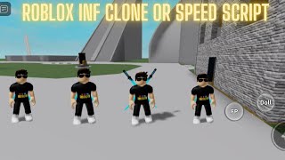 Roblox New Clone or Speed script 🤖