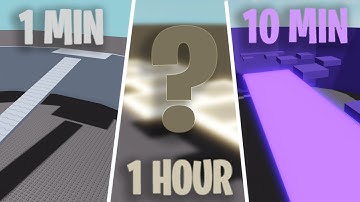 Building a Tower of Hell Section in 1 Minute, 10 Minutes and 1 HOUR