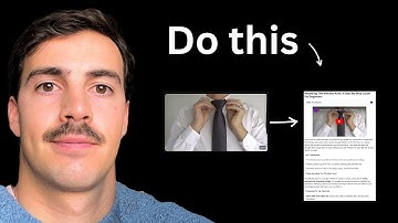 How to convert a YouTube video to a Blog Post with AI - Video to Blog Post Converter