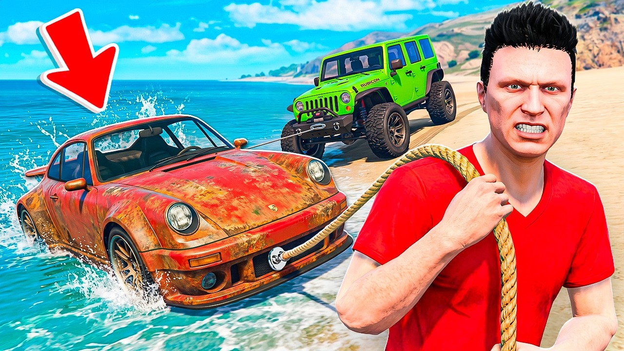 SCOT MASINI SCUFUNDATE din APA in GTA 5!
