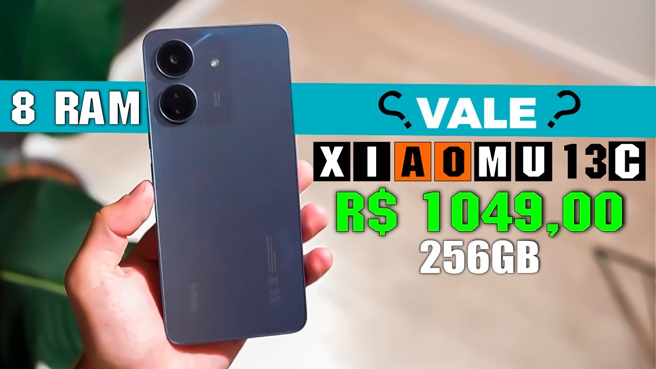 xiomi-redmi-13c-256gb-8gb-vale-a-pena-por-r-1-049-00-reais-youtube