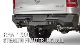 HOW TO: Install RAM 1500 Stealth Fighter Rear Bumper with OEM Removal