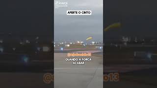 Aperto o Cinto | Pista de vôo Santos Dumont #sdu #aeroporto #riodejaneiro