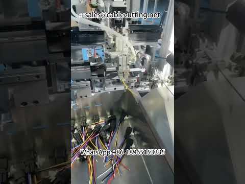 Automated Wire Threading Machine for Waterproof Plug and Terminal Harness Assembly