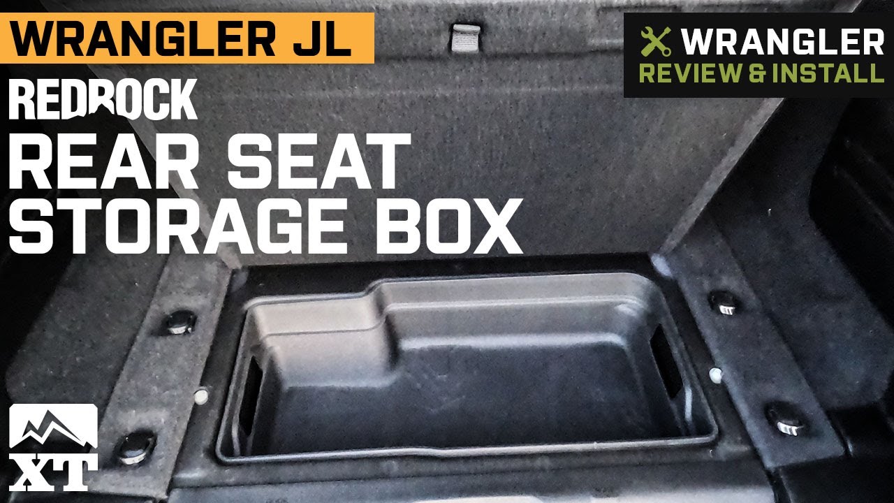 Jeep Wrangler JK & JL 4 doors RoughRider rear Underseat Organizer