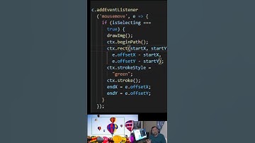 event listener mouse movements HTML canvas #shorts