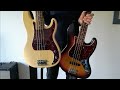 Precision Bass vs Jazz Bass... can you tell the difference?