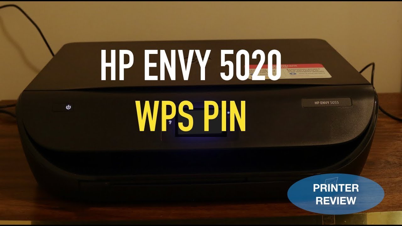 HP Envy 5020 Printer WPS PIN Number !! - YouTube