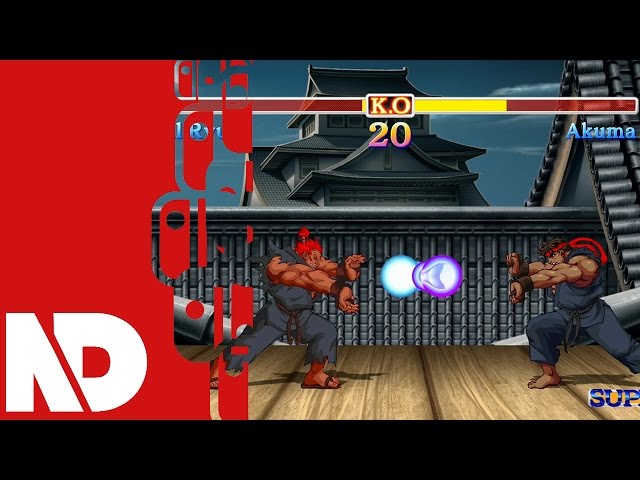 Ultra Street Fighter II TFC] Evil Ryu VS Akuma Gameplay 